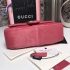 Gucci GG Marmont velvet shoulder bag pink 26cm